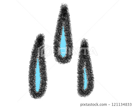 Dripping illustration in pencil style Dripping illustration in pencil style 121134833