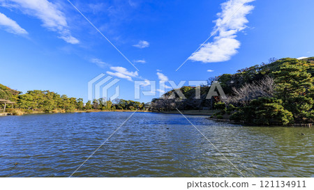 橫濱本牧三溪園和三溪園的秋葉 橫濱本牧三溪園和三溪園的秋葉 121134911