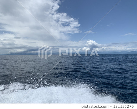 Vibrant wave splash 121135276