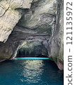 Take a sightseeing boat tour of the mysterious Blue Cave 121135972