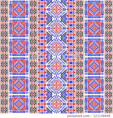 abstract background with flowers seamless pattern with elements pattern abstract background with flowers seamless pattern with elements pattern 121136699