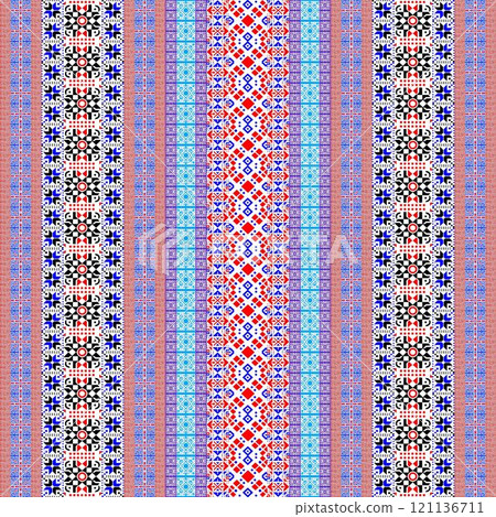 abstract background with flowers seamless pattern with elements pattern abstract background with flowers seamless pattern with elements pattern 121136711