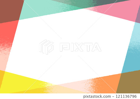 流行多彩手繪背景框架 流行多彩手繪背景框架 121136796