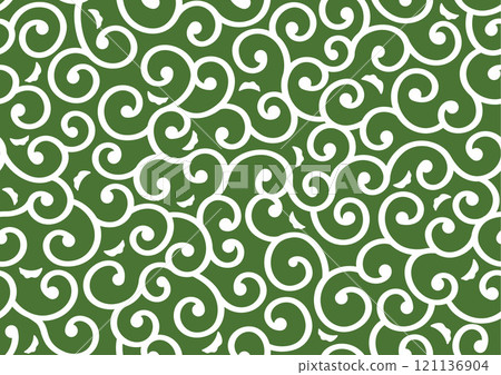 Arabesque pattern seamless in both vertical and horizontal directions Arabesque pattern seamless in both vertical and horizontal directions 121136904