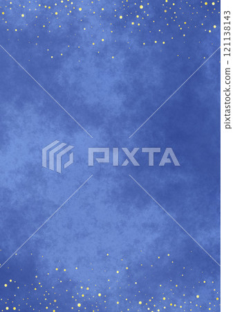 Top and bottom glitter x Japanese style background 4 (blue) 121138143