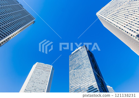 Cityscape, high-rise buildings, business image, Shinjuku Subcenter Cityscape, high-rise buildings, business image, Shinjuku Subcenter 121138231