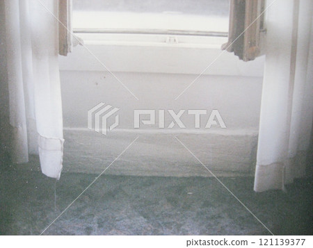 landscape with curtains 121139377