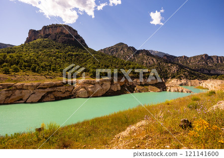 Llosa del Caval reservoir in Catalonia, Spain 121141600