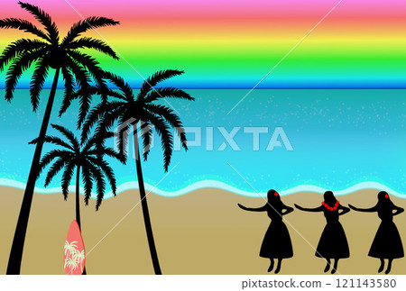 Hawaii Tourism Image Beach Sunset Hawaii Tourism Image Beach Sunset 121143580