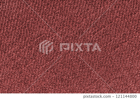 Red Jacquard fabric with diagonal woven, coarse weave texture upholstery cloth. Red Jacquard fabric with diagonal woven, coarse weave texture upholstery cloth. 121144800