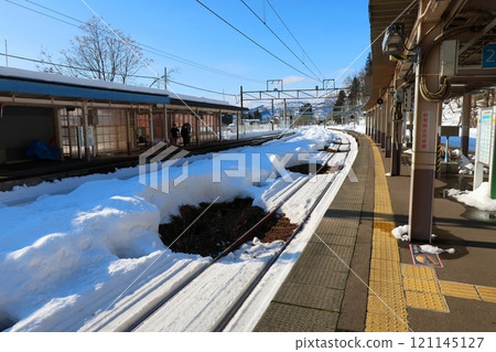 View from Echigo-Kawaguchi Station to Tokamachi Station on the JR East Iiyama Line (December 2022) View from Echigo-Kawaguchi Station to Tokamachi Station on the JR East Iiyama Line (December 2022) 121145127