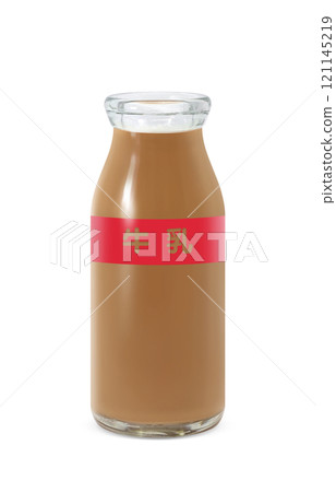 Coffee milk illustration realistic bottle 121145219