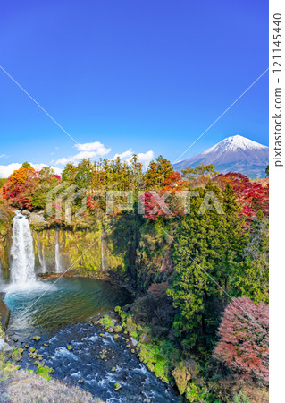 靜岡縣富士宮市、秋葉和富士山 121145440