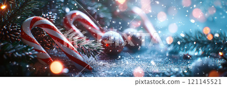 A romantic Valentines Day flat lay with rose petals, chocolates, and heart-shaped decorations on a white background. A romantic Valentines Day flat lay with rose petals, chocolates, and heart-shaped decorations on a white background. 121145521