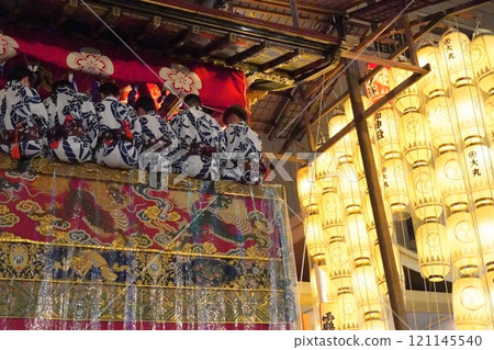 Gion Festival: Illumination of floats 121145540