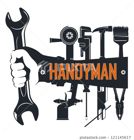 Wrench in hand and other repair and service tool Wrench in hand and other repair and service tool 121145617