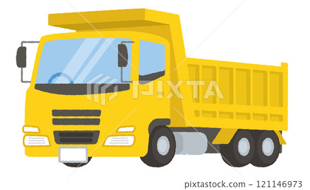 dump truck illustration 121146973