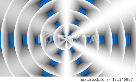 Abstract background image in the form of a spiral. Multicolored background image with abstract content. Meaningless drawing. 121146997