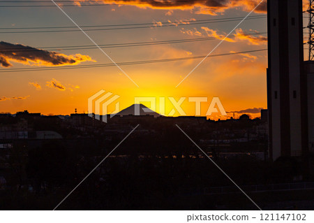 Mt. Fuji Sunset Saitama Prefecture Ichikoh 2024 Mt. Fuji Sunset Saitama Prefecture Ichikoh 2024 121147102