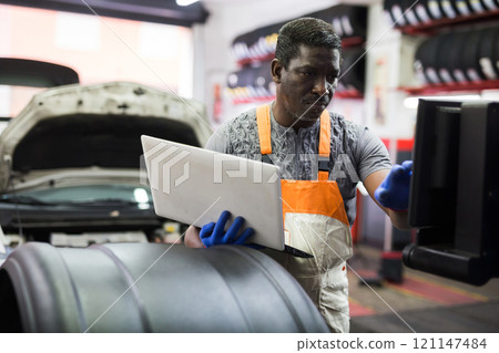 Car diagnostics in auto service Car diagnostics in auto service 121147484