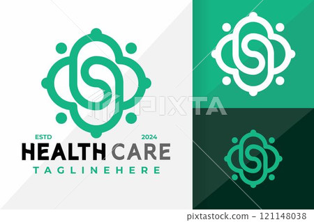 Letter S Health Care Logo Icon Vector Design Illustration Letter S Health Care Logo Icon Vector Design Illustration 121148038