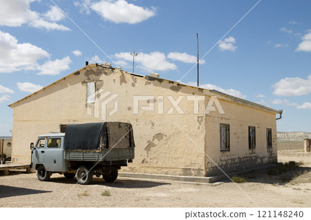 Tulep checkpoint, Mangystau region, Kazakhstan Tulep checkpoint, Mangystau region, Kazakhstan 121148240