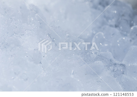 Textured cold frosty surface of ice. Ice texture crystal, blue tones background. Natural winter backdrop. High quality photo Textured cold frosty surface of ice. Ice texture crystal, blue tones background. Natural winter backdrop. High quality photo 121148553
