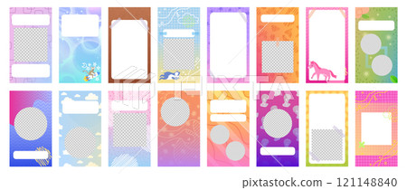 Collection of illustrated Christmas cards featuring festive animals, holiday scenes, and cheerful greetings. Collection of illustrated Christmas cards featuring festive animals, holiday scenes, and cheerful greetings. 121148840