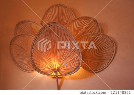 Elegant LeafInspired Rattan Wall Light Fixture for a sophisticated and stylish ambiance Elegant LeafInspired Rattan Wall Light Fixture for a sophisticated and stylish ambiance 121148891