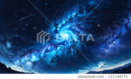 Blue Galaxy 121149771