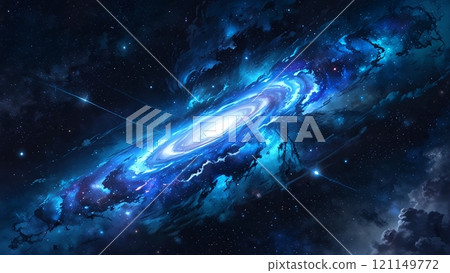 Blue Galaxy 121149772
