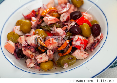 Seafood salad Salpicon de marisco Seafood salad Salpicon de marisco 121150408