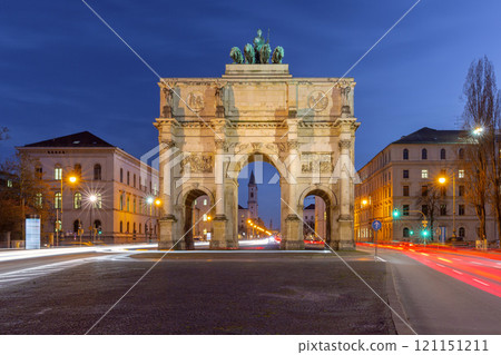 Siegestor at Night, Munich, Germany 121151211