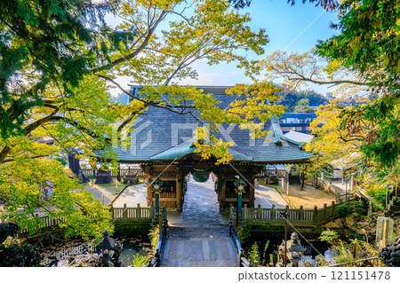 秋天 成田山新勝寺 二王門 千葉縣成田市 秋天 成田山新勝寺 二王門 千葉縣成田市 121151478