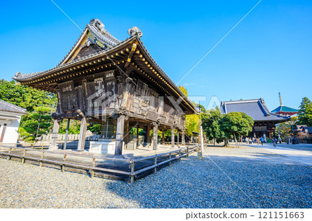 Autumn at Naritasan Shinshoji Temple, Gakudo Hall, Narita City, Chiba Prefecture Autumn at Naritasan Shinshoji Temple, Gakudo Hall, Narita City, Chiba Prefecture 121151663