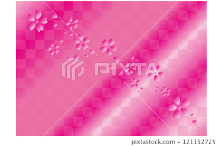 漫天的櫻花被染成粉紅色 121152725