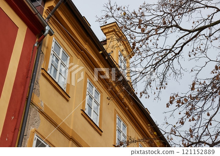 Townhouses a Czech town Townhouses a Czech town 121152889