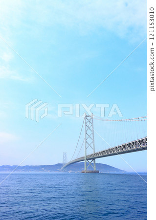 Scenery of Akashi Kaikyo Bridge, Kobe City, Hyogo Prefecture Scenery of Akashi Kaikyo Bridge, Kobe City, Hyogo Prefecture 121153010