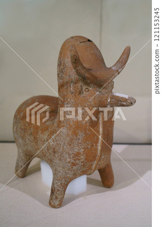 7387 牛形陶器 121153245