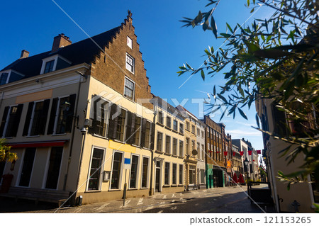 Streets of Breda, Province of North Brabant, Netherlands 121153265