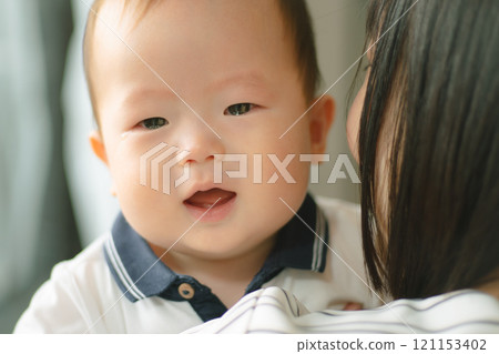 Baby after stopping crying 121153402