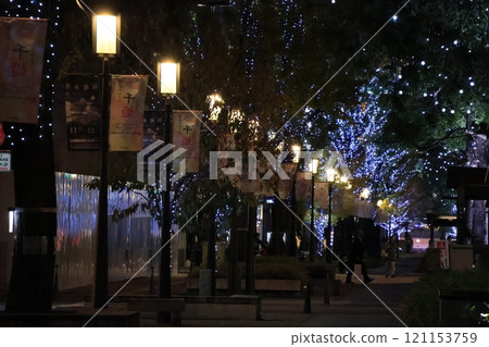 Illumination of the main street Illumination of the main street 121153759