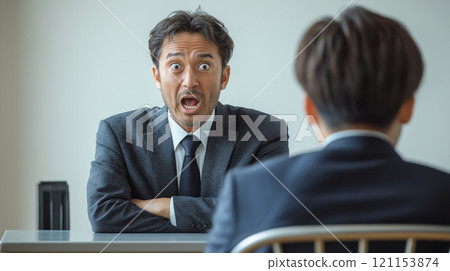 商人做壓力面試 121153874