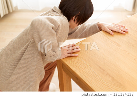 Middle-aged to senior women standing up 121154132