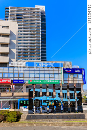埼玉縣所澤市所澤站西口街景(日本航空發源地所澤紀念碑) 埼玉縣所澤市所澤站西口街景(日本航空發源地所澤紀念碑) 121154712