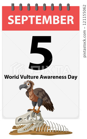 World Vulture Awareness Day Illustration 121155062