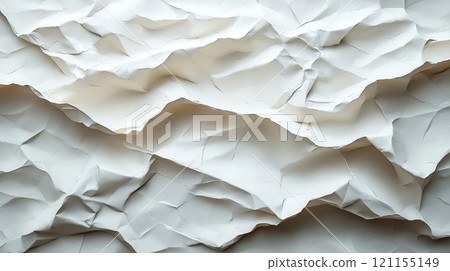 Wrinkled paper background material Wrinkled paper background material 121155149