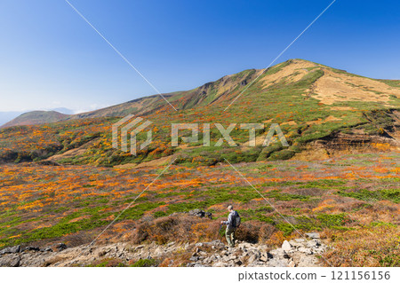 紅葉時期攀登栗駒山 紅葉時期攀登栗駒山 121156156