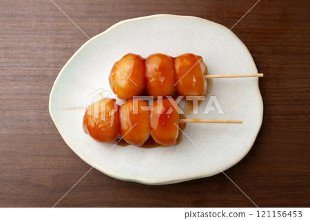 Mitarashi dumpling Mitarashi dumpling 121156453
