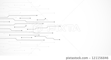 Circuit board texture with communication technology concept. Creative vector illustration Circuit board texture with communication technology concept. Creative vector illustration 121156846